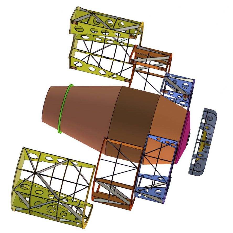 封頭胎膜、前錐胎膜、中節(jié)胎膜、后錐胎膜